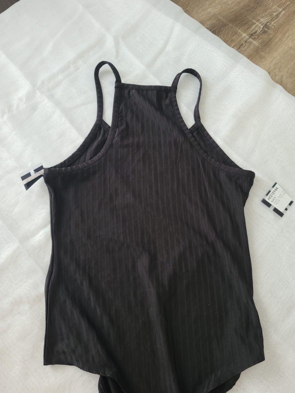 HYFVE Black Ribbed Racerback Bodysuit - Picture 5 of 5